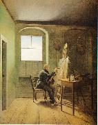 Caspar David Friedrich in seinem Atelier Georg Friedrich Kersting